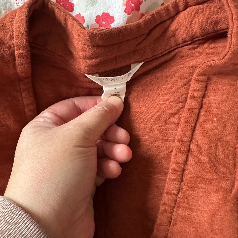 Caslon Terracotta Cropped Blazer